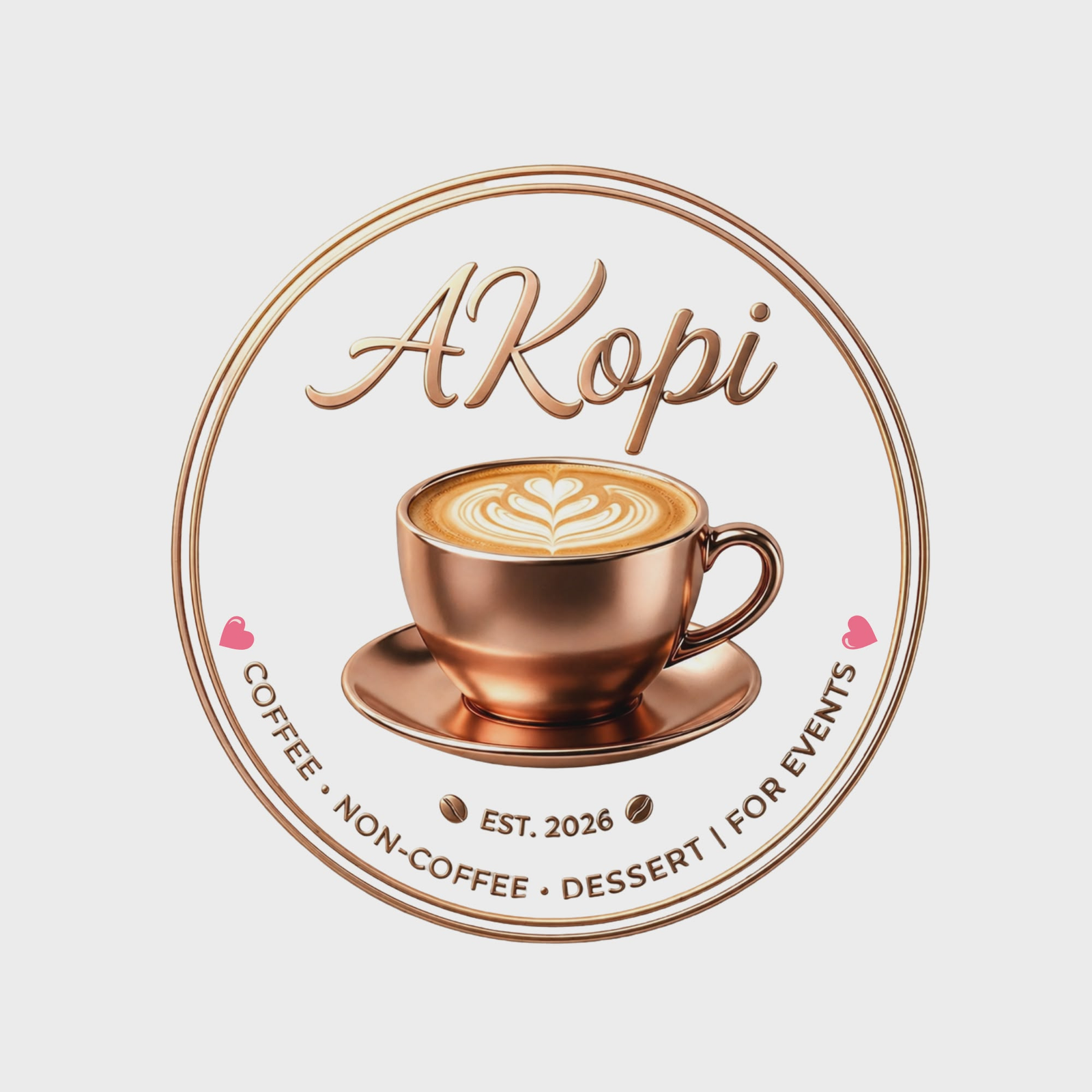 AKopiCafe Coffee Cart Rentals Logo